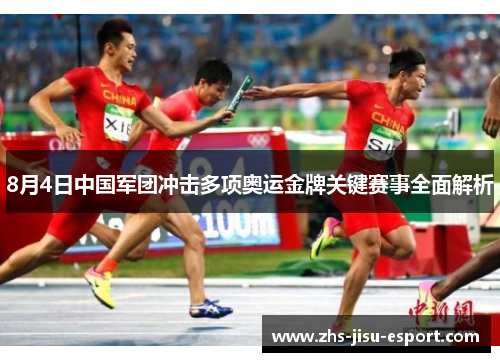 8月4日中国军团冲击多项奥运金牌关键赛事全面解析 8月4日中国军团冲击多项奥运金牌关键赛事全面解析